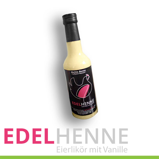 Edelhenne Eierlikör  / 8,50 Euro